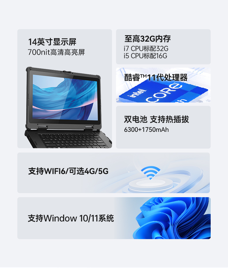 14英寸三防加固筆記本,Window 10/11系統工控筆記本,DT-14A.jpg